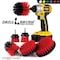 Drill Brush Power Scrubber By Useful Products 7 in W 5 in L Brush, Red R-542OMS-2L-QC-DB - alternate 4